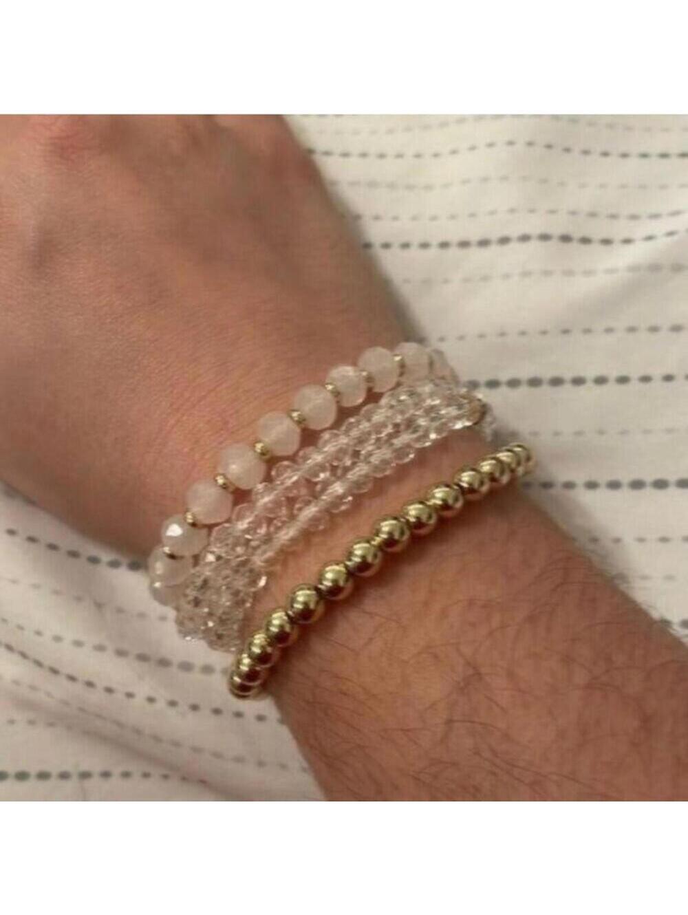 NWOT Set of 4 Beaded Stretch Bracelets